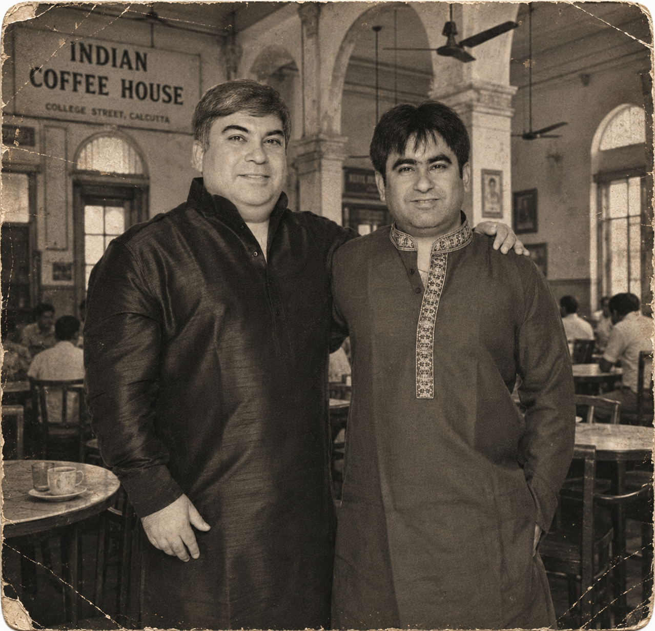 The Brothers at Indian Coffee House, Calcutta